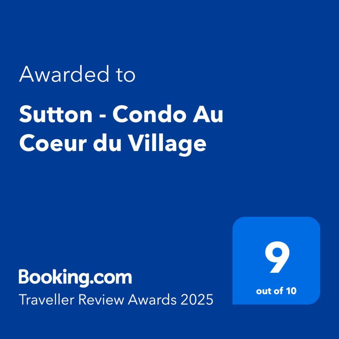 Sutton - Condo Au Coeur Du Village Exteriér fotografie